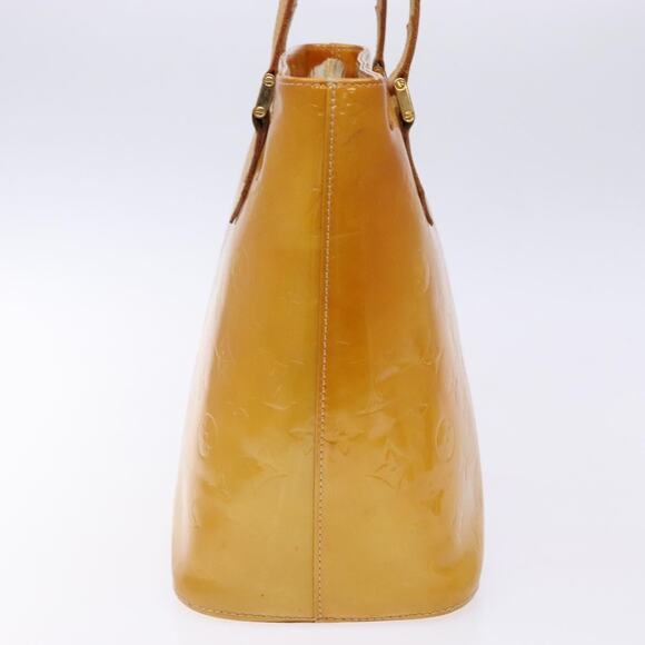 LOUIS VUITTON Monogram Vernis Houston Hand Bag Beige M91004 - Picture 4 of 13